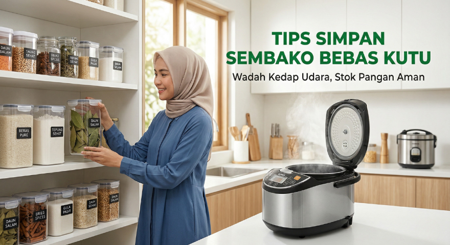 Panduan Praktis Menyimpan Sembako Bulanan Agar Bebas Kutu dan Tahan Lama di Suhu Ruang