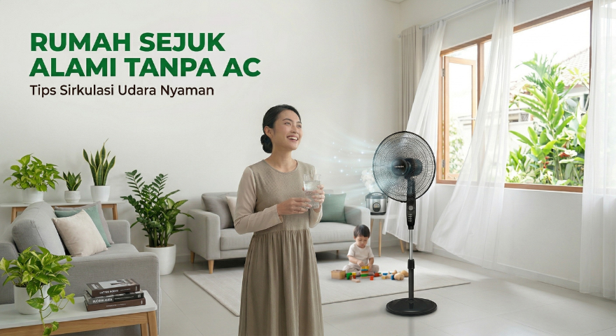 Panduan Mengatur Sirkulasi Udara Agar Rumah Tetap Sejuk Sepanjang Hari Saat Cuaca Terik Melanda