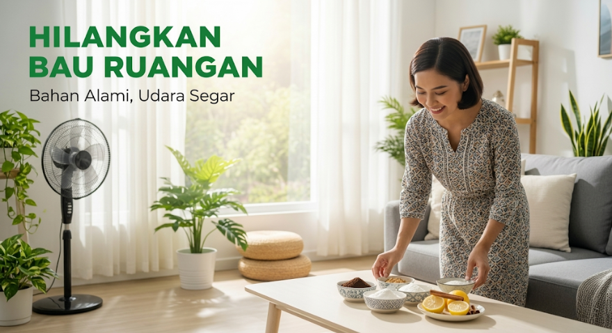 Langkah Ampuh Menghilangkan Bau Tidak Sedap di Ruang Keluarga Menggunakan Bahan Alami Sederhana