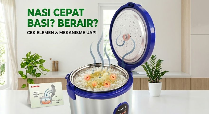 Mengapa Nasi Cepat Basi dan Berair Padahal Baru Saja Dimasak Pagi Hari