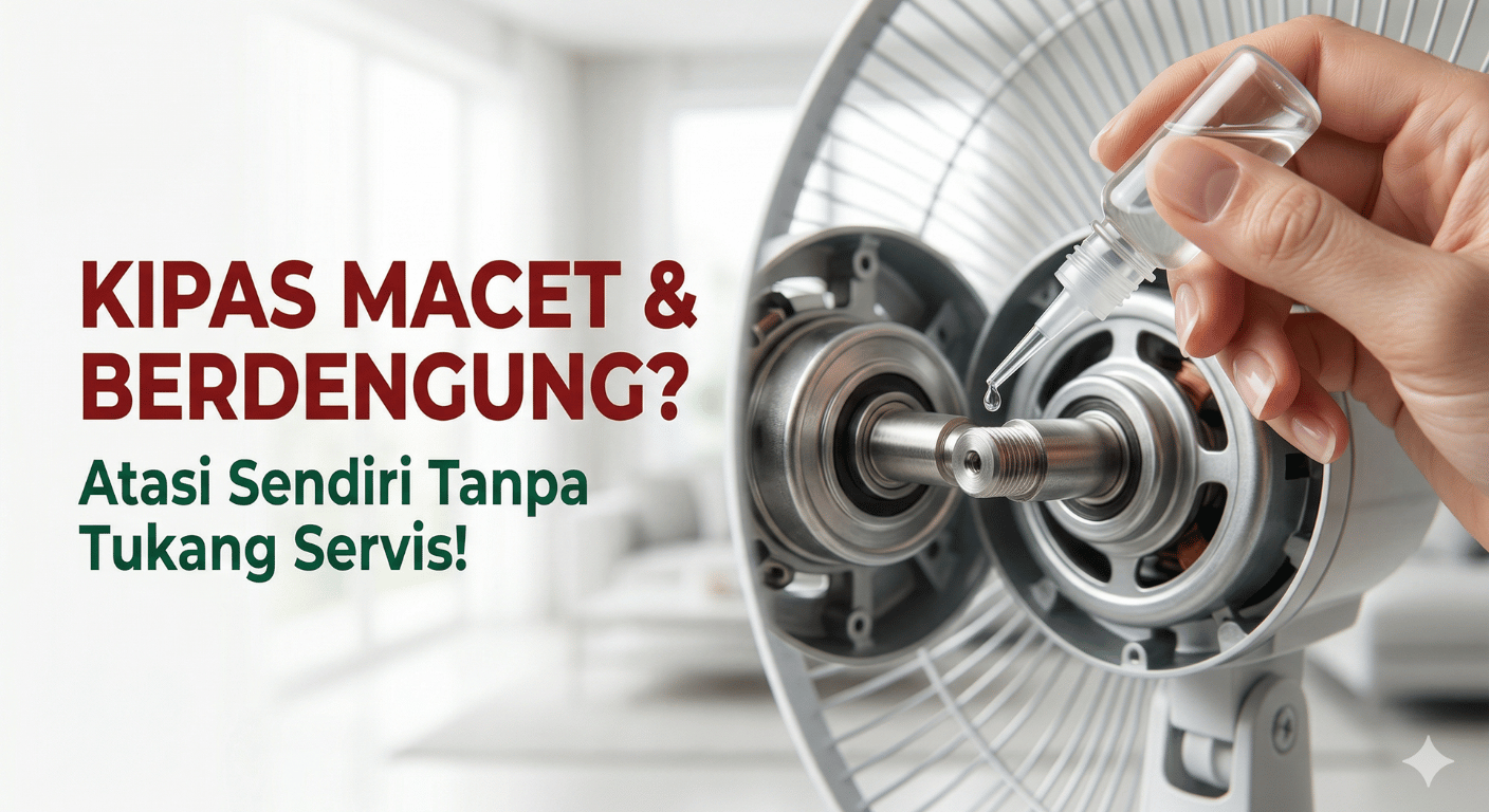 Langkah Aman Mengatasi Kipas Angin Berdengung dan Macet Tanpa Harus ke Tukang Servis