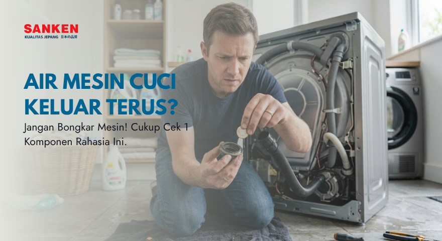 Air Pembuangan Mesin Cuci Keluar Terus Atasi Sendiri Tanpa Bongkar Mesin