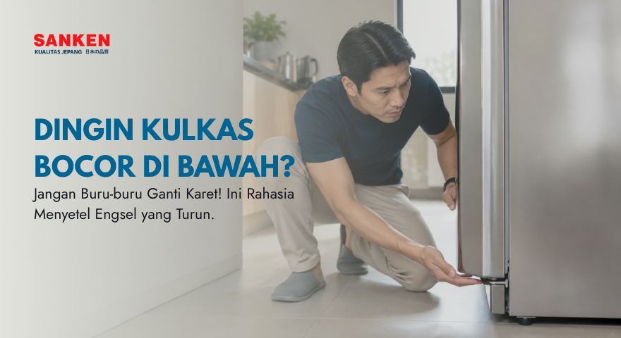 Pintu Kulkas Terlihat Rapat Tapi Bagian Bawah Renggang Cek Engselnya